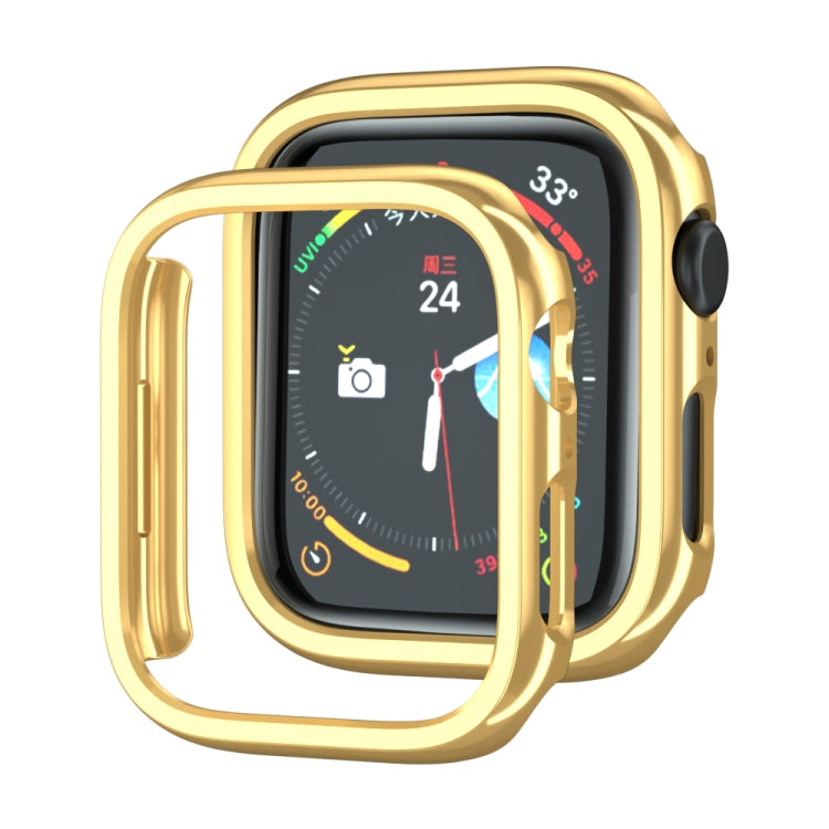 Electroplated PC Hollow Watch Protective Case, For Apple Watch Series 8 / 7 41mm, For Apple Watch Series 8 / 7 45mm