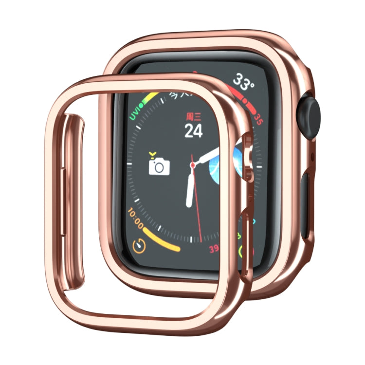 Electroplated PC Hollow Watch Protective Case, For Apple Watch Series 8 / 7 41mm, For Apple Watch Series 8 / 7 45mm