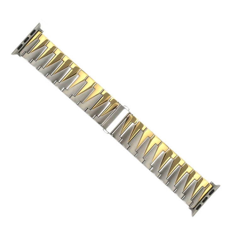 Aluminum Alloy Gear Matte Watchband For Apple Watch Series, 7 41mm / 6&SE&5&4 40mm / 3&2&1 38mm, 7 45mm / 6&SE&5&4 44mm / 3&2&1 42mm