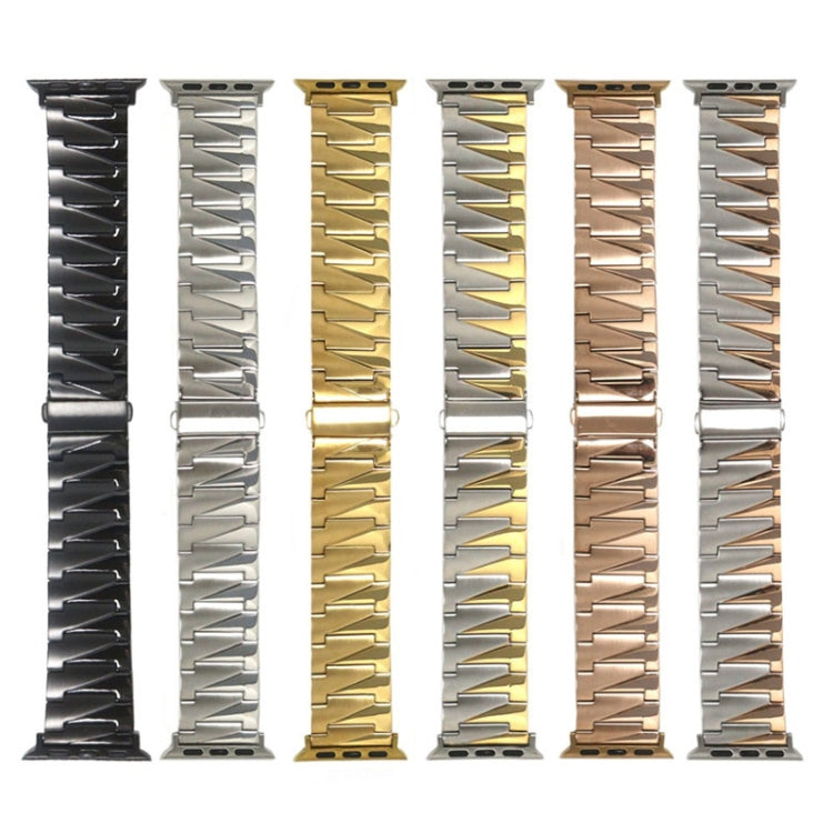 Aluminum Alloy Gear Matte Watchband For Apple Watch Series, 7 41mm / 6&SE&5&4 40mm / 3&2&1 38mm, 7 45mm / 6&SE&5&4 44mm / 3&2&1 42mm