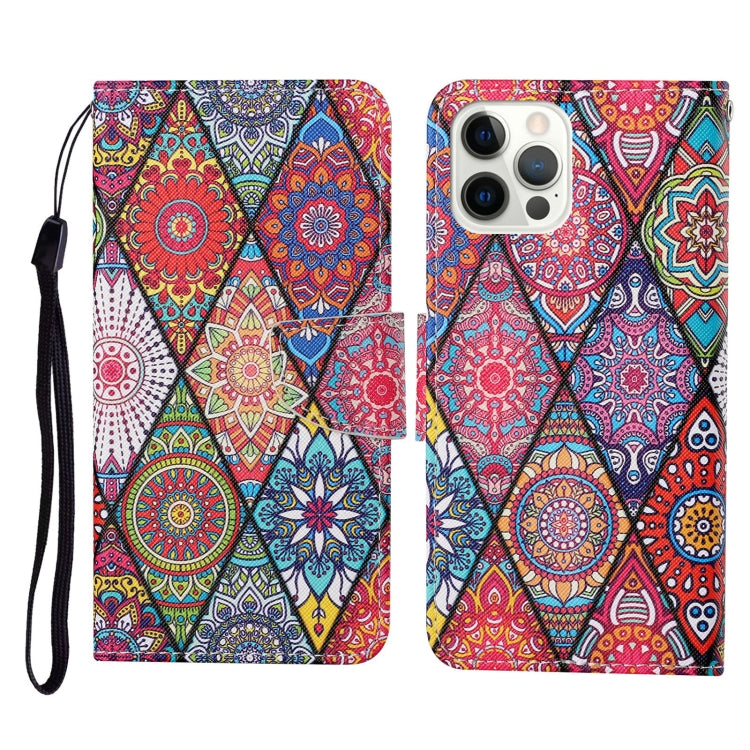 Colored Drawing Pattern Horizontal Flip Leather Phone Case, Series 1