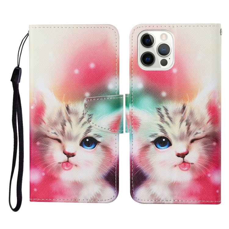 Colored Drawing Pattern Horizontal Flip Leather Phone Case, Series 1