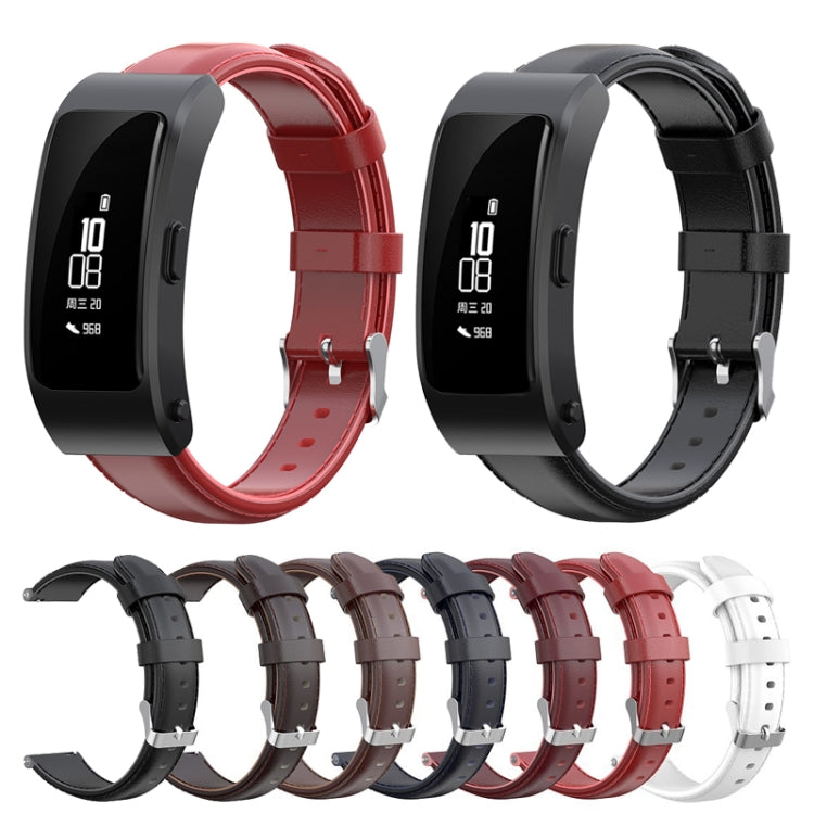 Oil wax Leather Strap, For Huawei B5