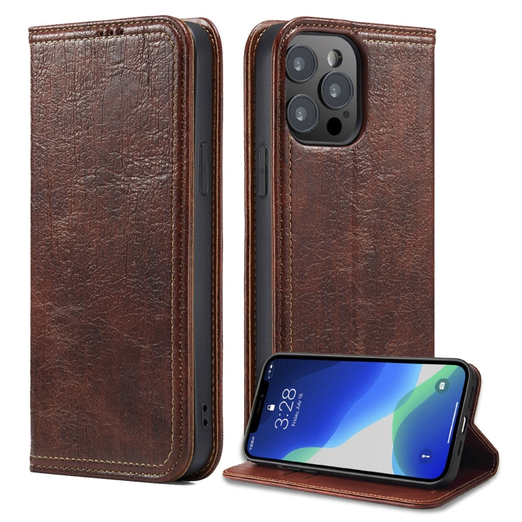 Vintage Bark Texture Wallet Leather Phone Case