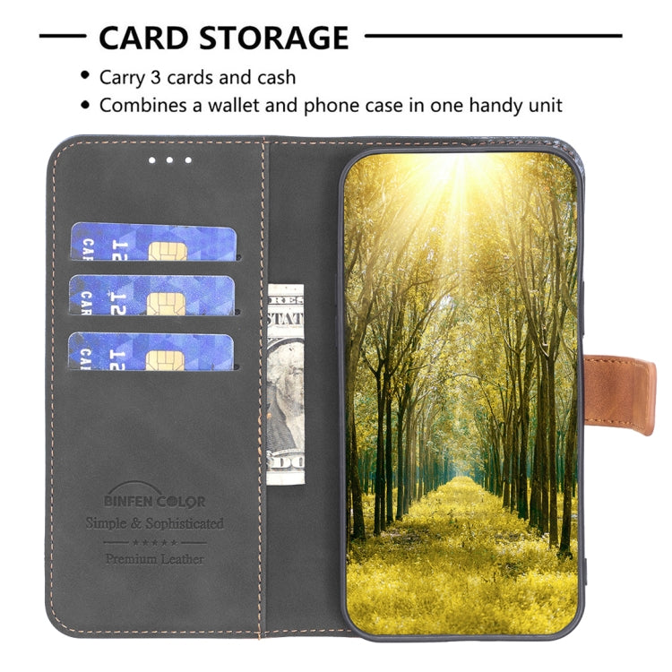 BF11 Color Matching Skin Feel Leather Phone Case, For iPhone 13 Pro Max