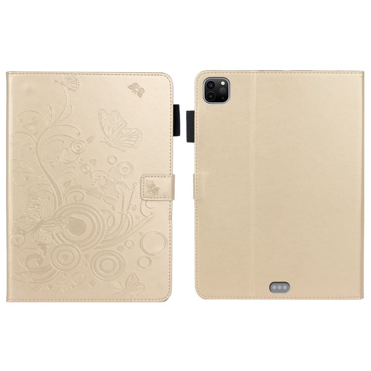 Étui intelligent en cuir pour tablette avec motif papillon en relief