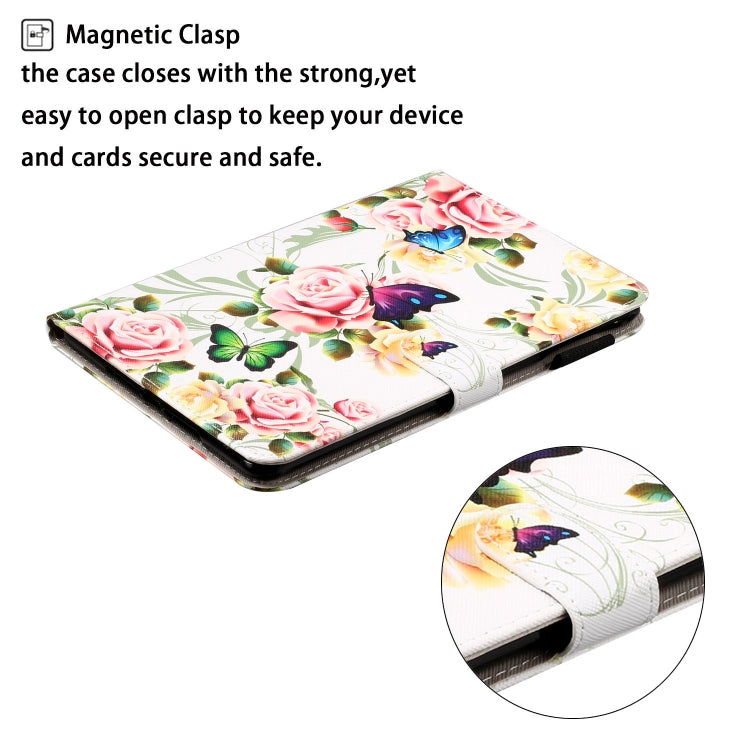 Étui en cuir intelligent avec texture croisée pour tablette, pour iPad mini 2024/mini 6