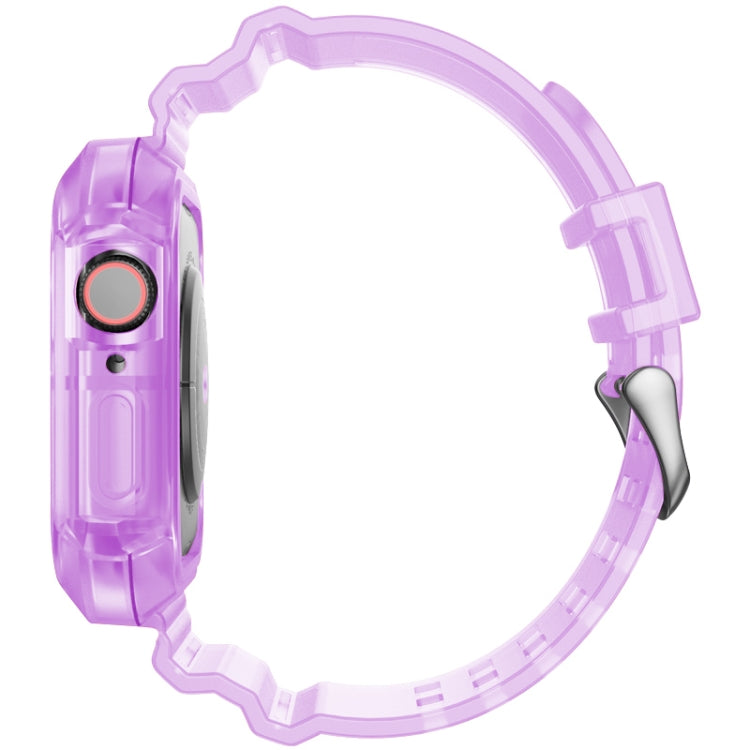 Transparent Watch Band For Apple Watch Series 8&7 45mm / SE 2&6&SE&5&4 44mm / 3&2&1 42mm(Transparent Brown), 7 41mm / 6&SE&5&4 40mm / 3&2&1 38mm, 7 45mm / 6&SE&5&4 44mm / 3&2&1 42mm