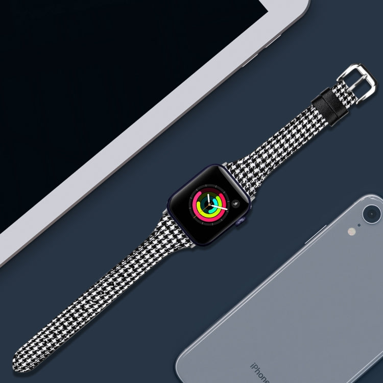 Genuine Leather Watch Band For Apple Watch Series, 7 45mm / 6&SE&5&4 44mm / 3&2&1 42mm