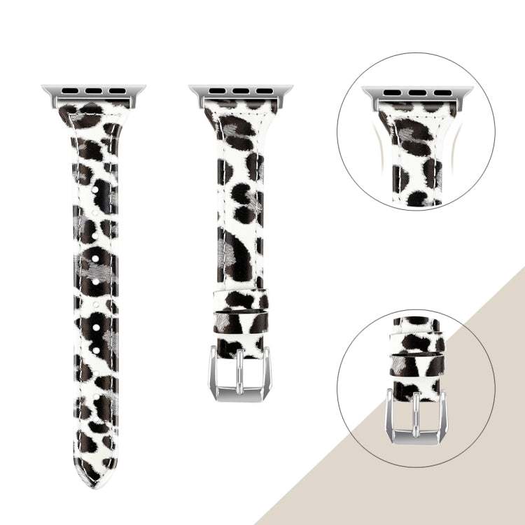 Genuine Leather Watch Band For Apple Watch Series, 7 41mm / 6&SE&5&4 40mm / 3&2&1 38mm