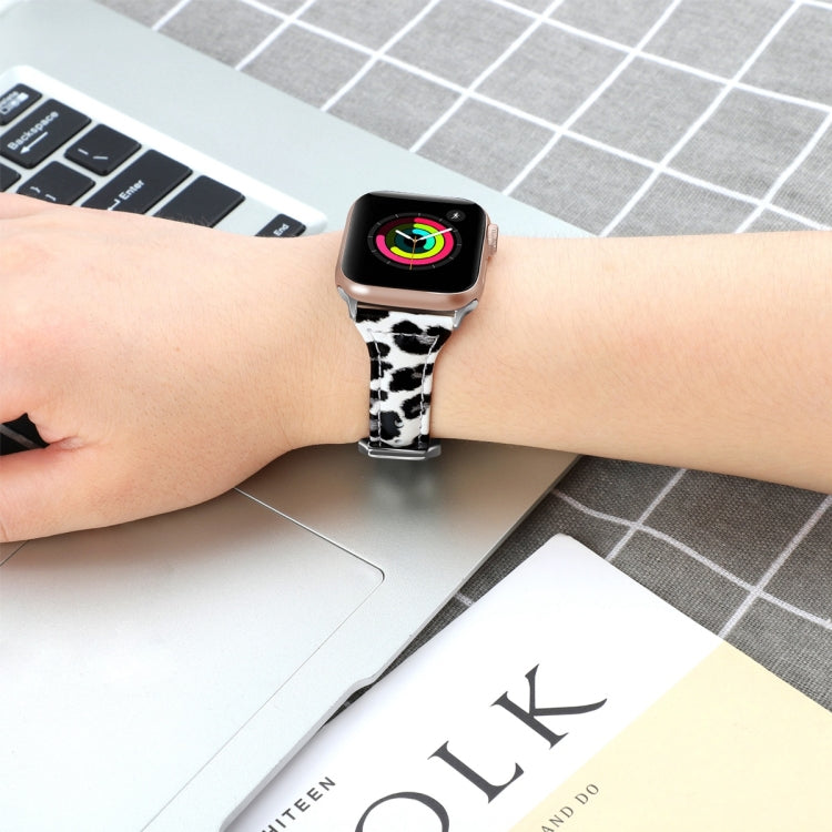 Genuine Leather Watch Band For Apple Watch Series, 7 41mm / 6&SE&5&4 40mm / 3&2&1 38mm