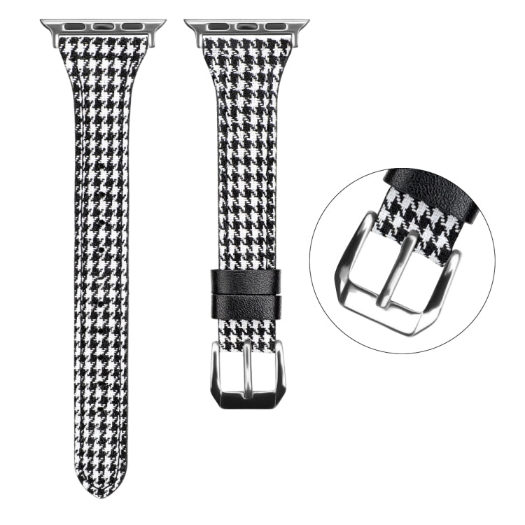 Genuine Leather Watch Band For Apple Watch Series, 7 45mm / 6&SE&5&4 44mm / 3&2&1 42mm
