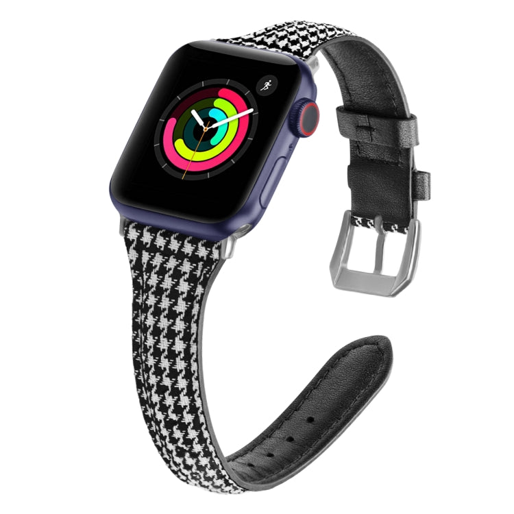 Genuine Leather Watch Band For Apple Watch Series, 7 45mm / 6&SE&5&4 44mm / 3&2&1 42mm