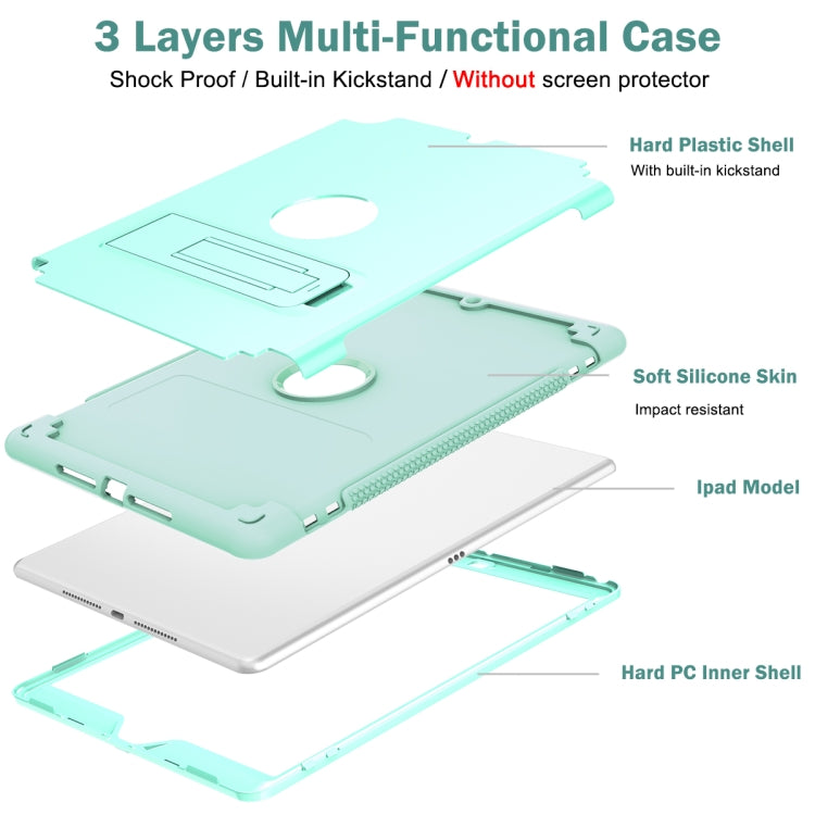 PC+Silicone Holder Tablet Case, For iPad 9.7 2018 / 2017