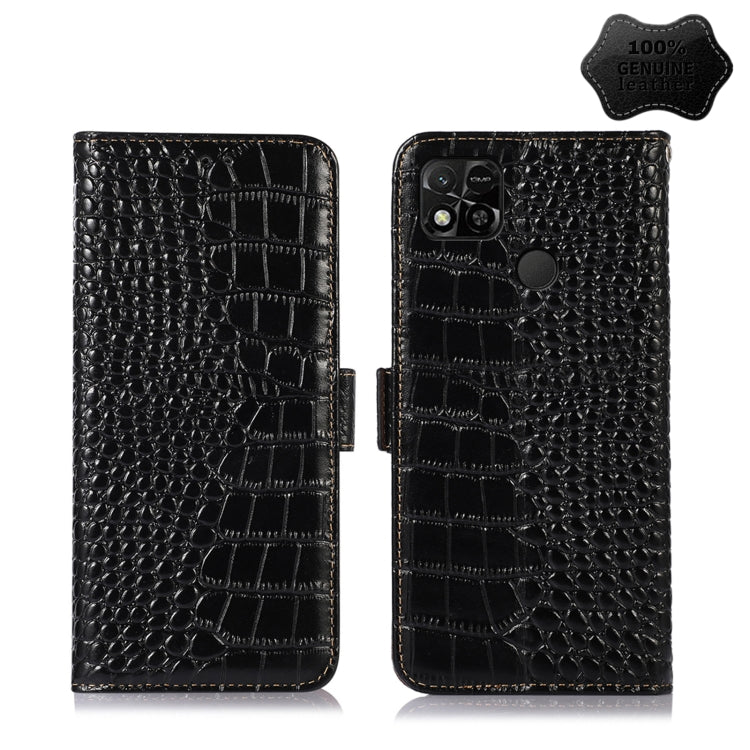 Crocodile Top Layer Cowhide Leather Phone Case, For Nokia X100, For OPPO Reno7 4G Global/F21 Pro 4G, For Xiaomi Redmi 10A / 9C, For Samsung Galaxy F23 5G / M23, For Samsung Galaxy M53 5G, For Xiaomi 12 Pro