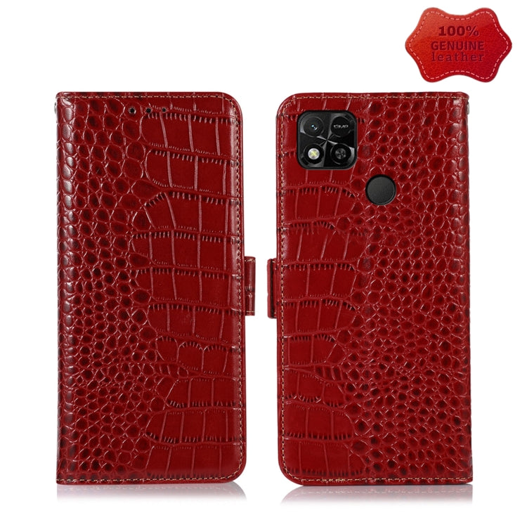 Crocodile Top Layer Cowhide Leather Phone Case, For Nokia X100, For OPPO Reno7 4G Global/F21 Pro 4G, For Xiaomi Redmi 10A / 9C, For Samsung Galaxy F23 5G / M23, For Samsung Galaxy M53 5G, For Xiaomi 12 Pro