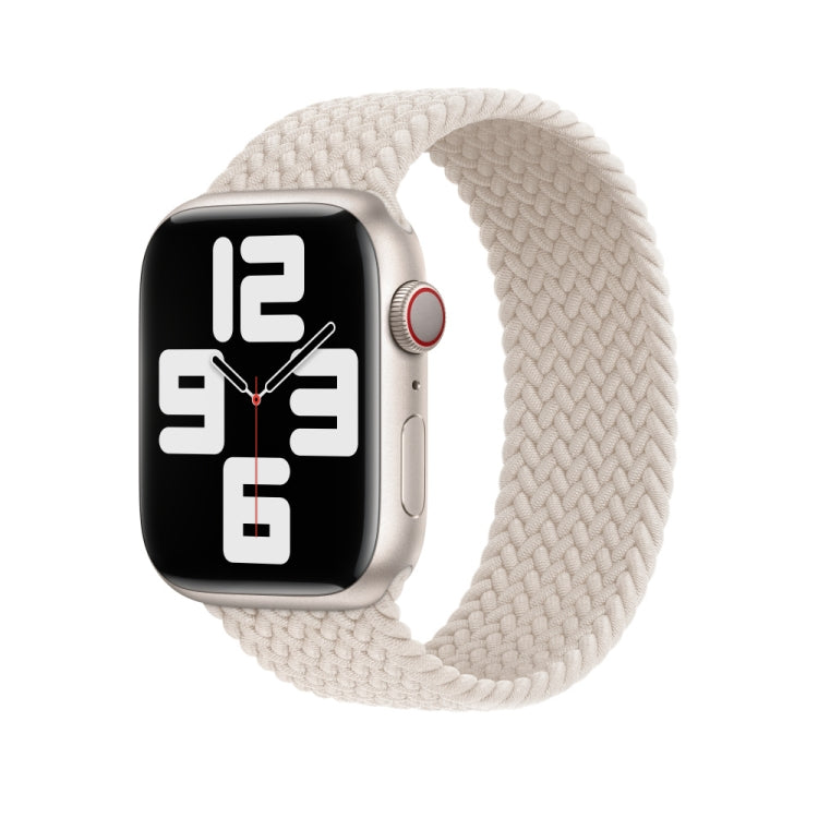 Nylon Braided Watch Band For Apple Watch Series 7 41mm / 6&SE&5&4 40mm / 3&2&1 38mm, 130mm, 145mm, 155mm