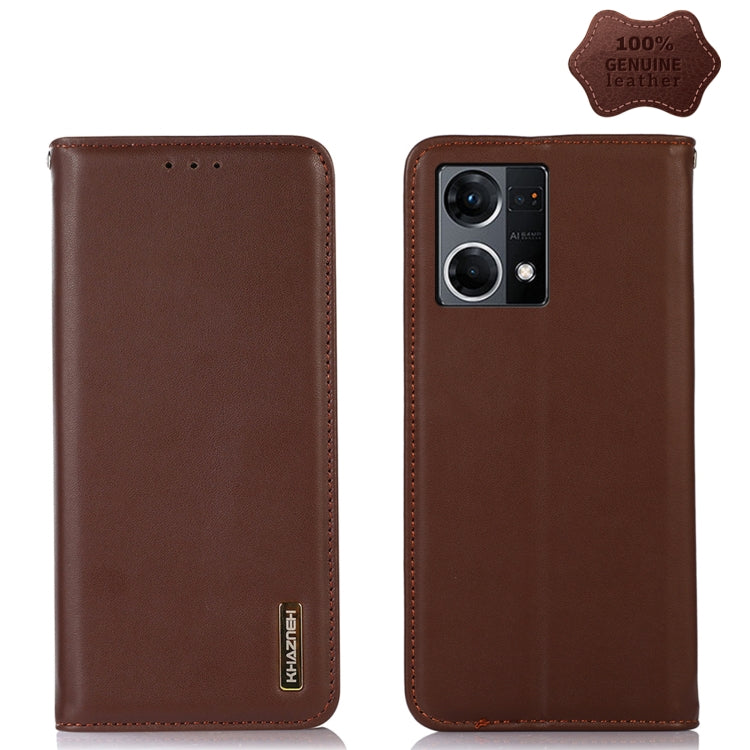 KHAZNEH Nappa Top Layer Cowhide Leather Phone Case, For Nokia X100, For OPPO Reno7 4G Global/F21 Pro 4G, For Xiaomi Redmi 10A / 9C, For Samsung Galaxy F23 5G / M23, For Samsung Galaxy M53 5G, For Xiaomi 12 Pro