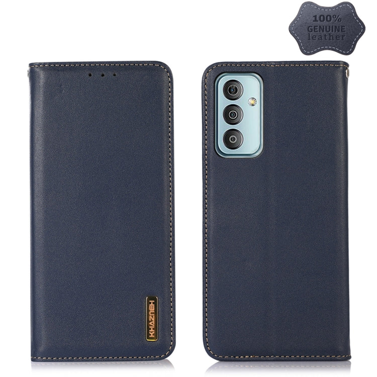 KHAZNEH Nappa Top Layer Cowhide Leather Phone Case, For Nokia X100, For OPPO Reno7 4G Global/F21 Pro 4G, For Xiaomi Redmi 10A / 9C, For Samsung Galaxy F23 5G / M23, For Samsung Galaxy M53 5G, For Xiaomi 12 Pro