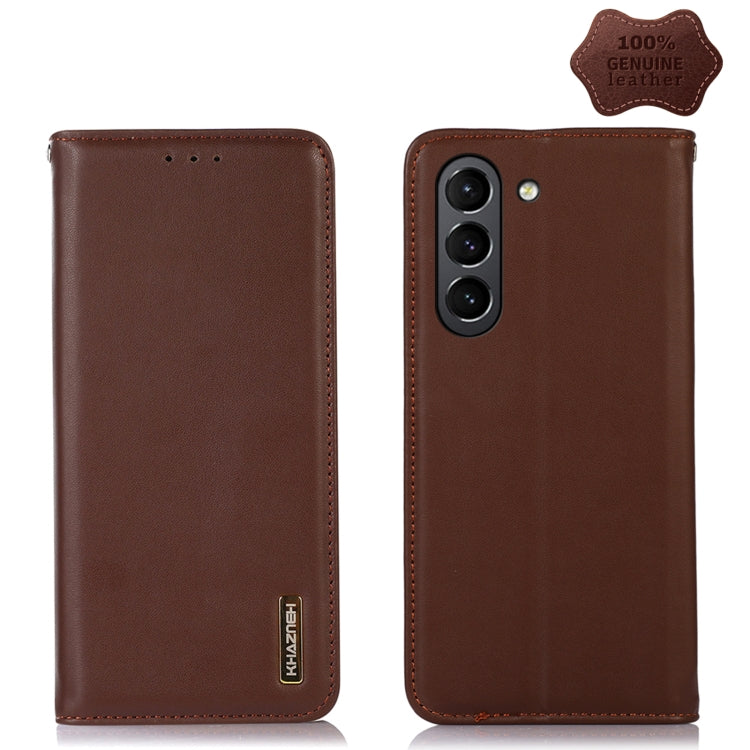 KHAZNEH Étui en cuir de vachette nappa pour Xiaomi 12 Pro, Samsung Galaxy S22+ 5G, Samsung Galaxy S22 Ultra 5G et Samsung Galaxy S22 5G