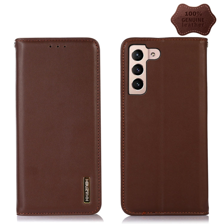 KHAZNEH Étui en cuir de vachette nappa pour Xiaomi 12 Pro, Samsung Galaxy S22+ 5G, Samsung Galaxy S22 Ultra 5G et Samsung Galaxy S22 5G