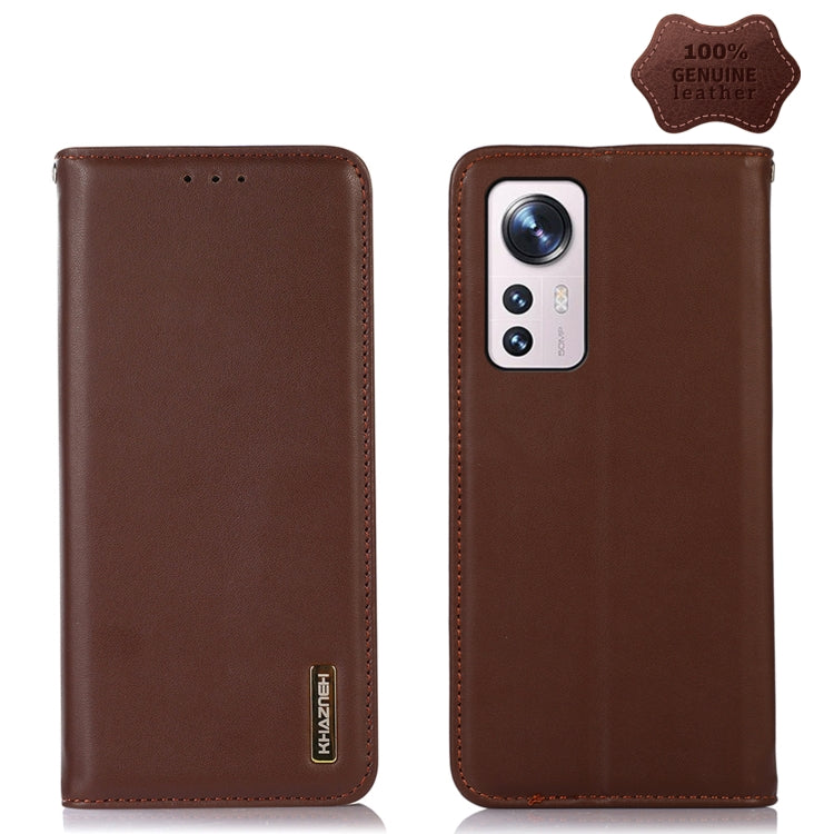 KHAZNEH Nappa Top Layer Cowhide Leather Phone Case, For Nokia X100, For OPPO Reno7 4G Global/F21 Pro 4G, For Xiaomi Redmi 10A / 9C, For Samsung Galaxy F23 5G / M23, For Samsung Galaxy M53 5G, For Xiaomi 12 Pro