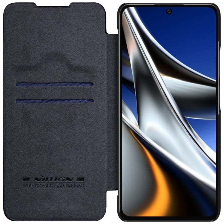 NILLKIN QIN Series Pro Sliding Camera Cover Leather Phone Case