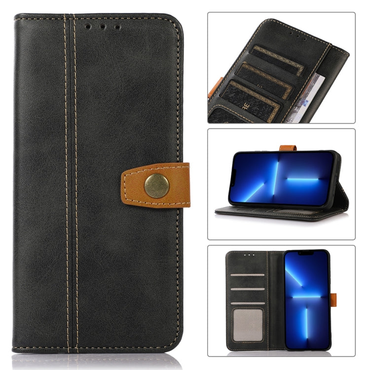 Stitching Thread Calf Texture Leather Phone Case