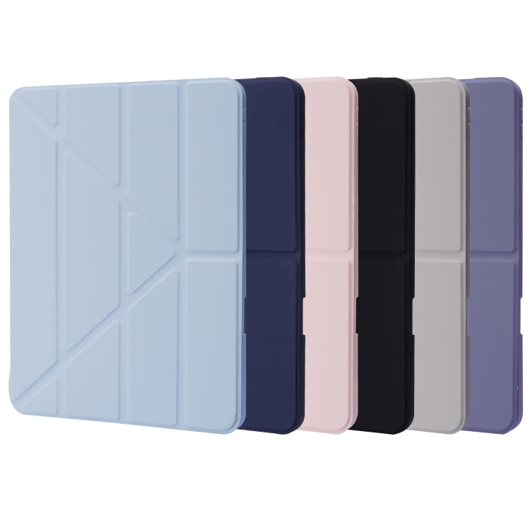 Étui en cuir acrylique transparent déformable pour tablette, pour iPad Air 13 (2025/2024) et iPad Pro 12.9 (2022/2021/2020/2018).