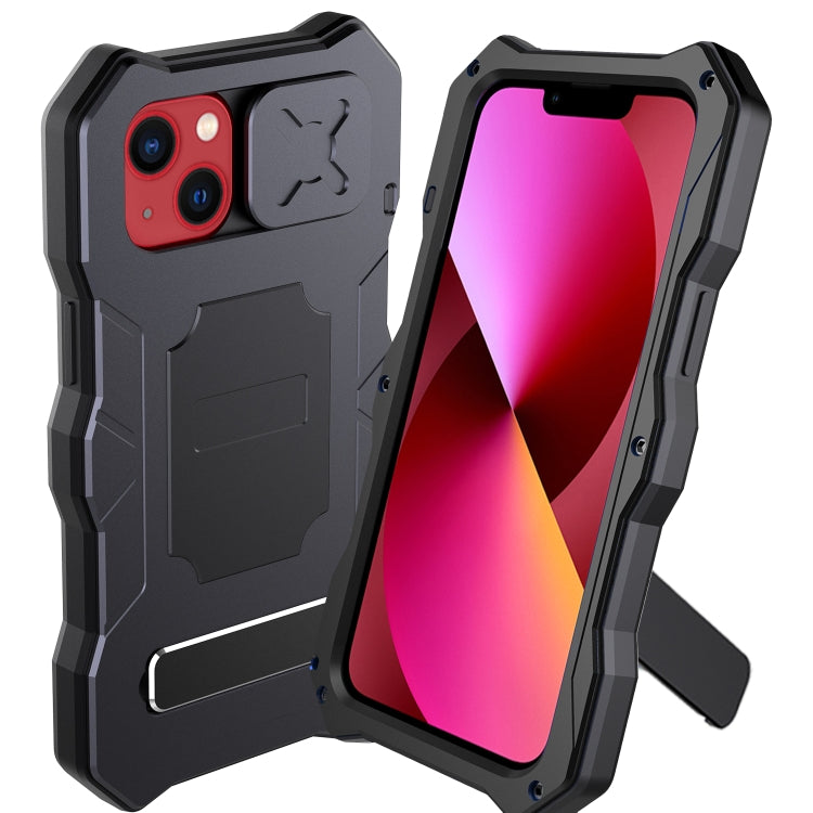 Metal + Silicone Sliding Camshield Holder Phone Case