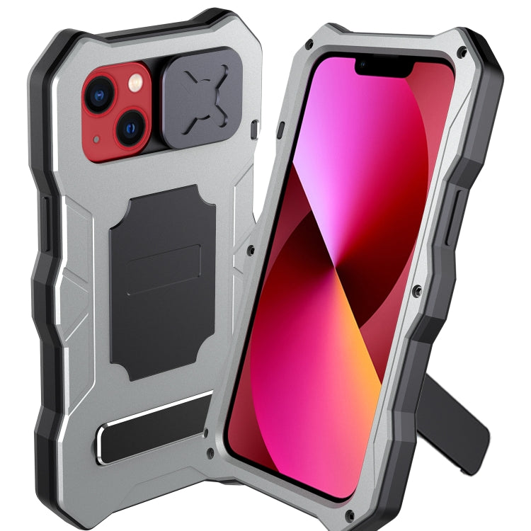 Metal + Silicone Sliding Camshield Holder Phone Case