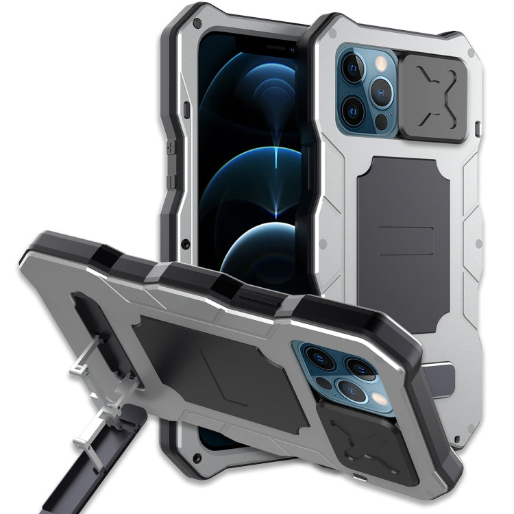 Metal + Silicone Sliding Camshield Holder Phone Case