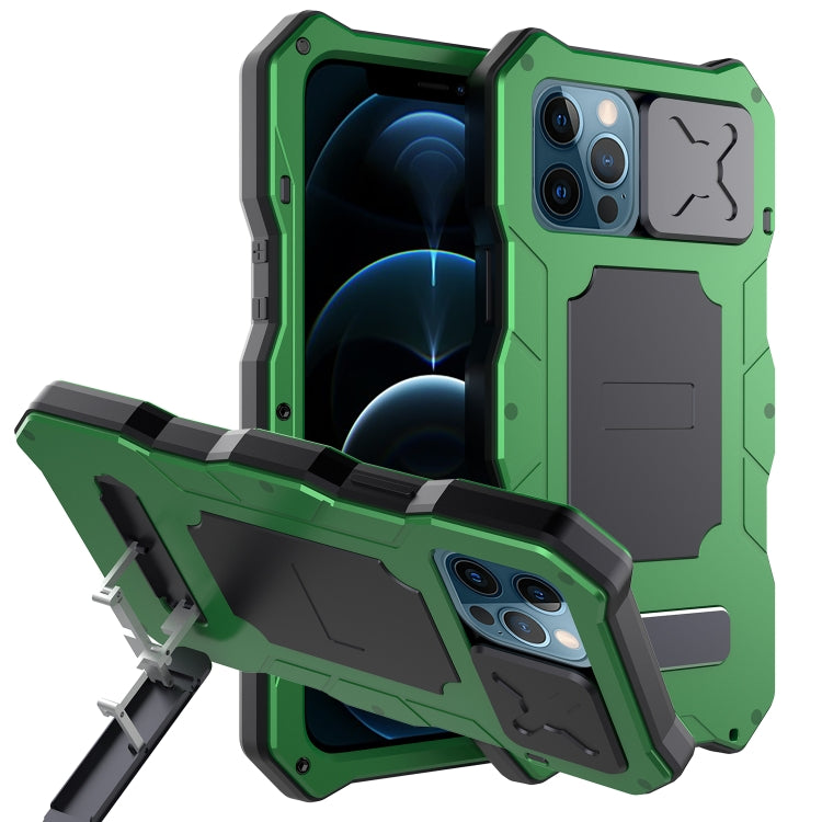 Metal + Silicone Sliding Camshield Holder Phone Case