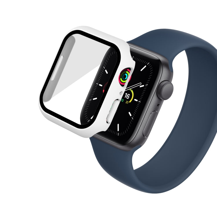 Waterproof PC+Tempered Film Watch Case, For Apple Watch Series 9 / 8 / 7 41mm, For Apple Watch Series 9 / 8 / 7 45mm