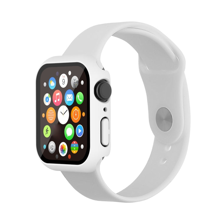 Waterproof PC+Tempered Film Watch Case, For Apple Watch Series 9 / 8 / 7 41mm, For Apple Watch Series 9 / 8 / 7 45mm