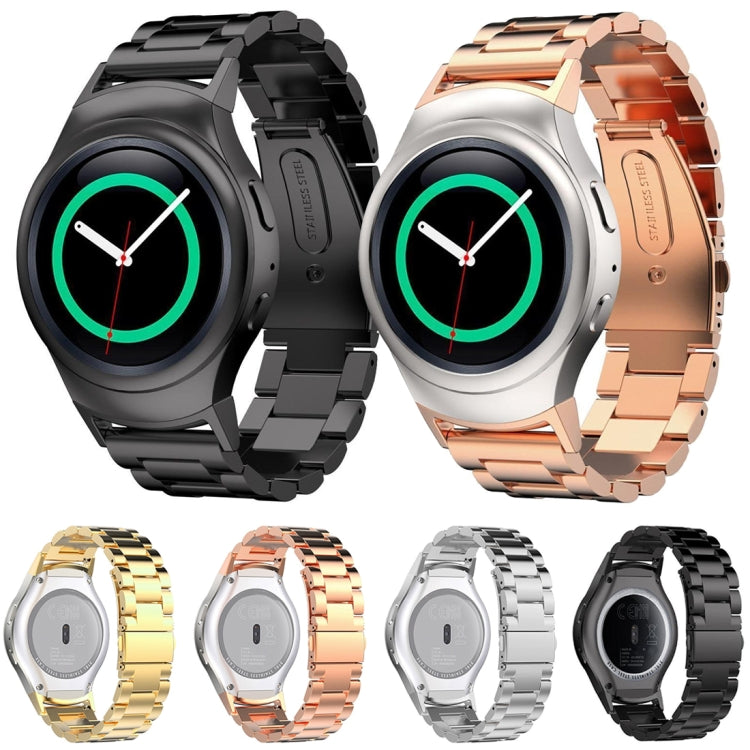 Three Pearl Steel Watch Strap, For Galaxy Gear S2 & R720