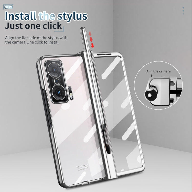 Electroplating Hinge Phone Case with Stylus, For Honor Magic V