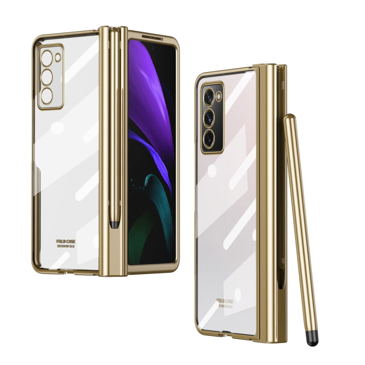 Electroplating Hinge Phone Case with Stylus