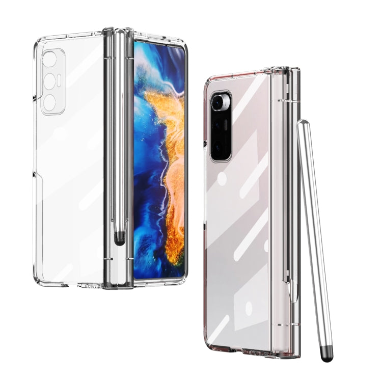 Electroplating Hinge Phone Case with Stylus, For Huawei Mate X2, For Xiaomi Mi Mix Fold, For Honor Magic V