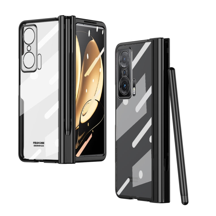 Full Body Electroplating Hinge Phone Case with Stylus, For Huawei Mate X2 with Film, For Honor Magic V with Film, For Xiaomi Mi Mix Fold with Film