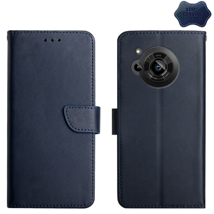 Genuine Leather Fingerprint-proof Horizontal Flip Phone Case, For Samsung Galaxy M53, For Sharp Aquos R7, For Xiaomi Poco F4 GT