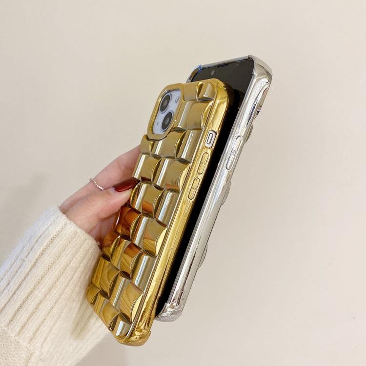 Weave Texture Electroplated TPU Phone Case