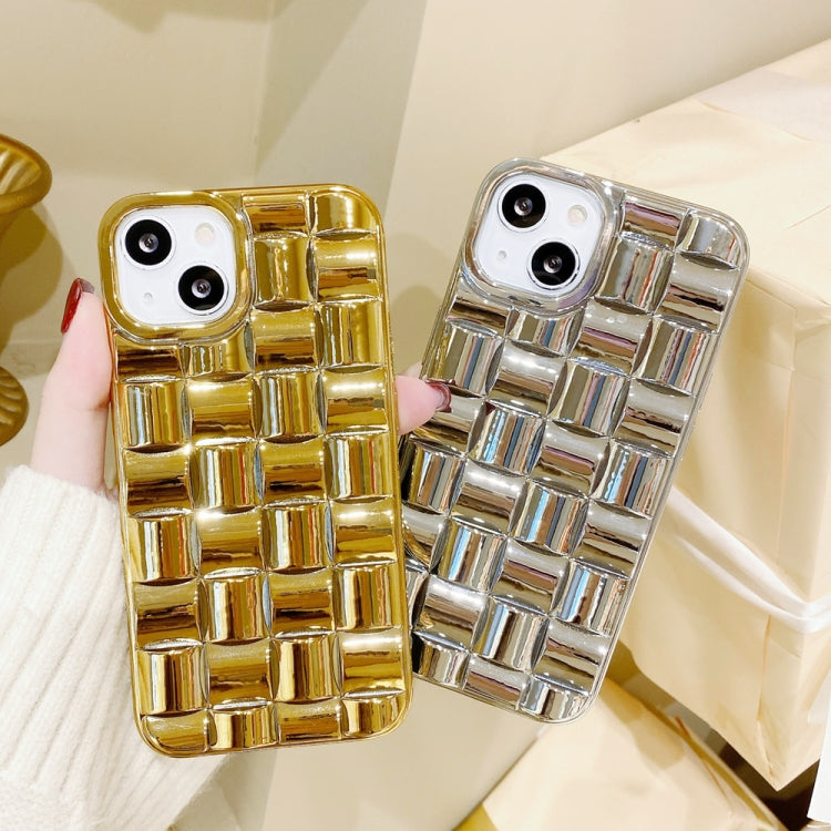 Weave Texture Electroplated TPU Phone Case