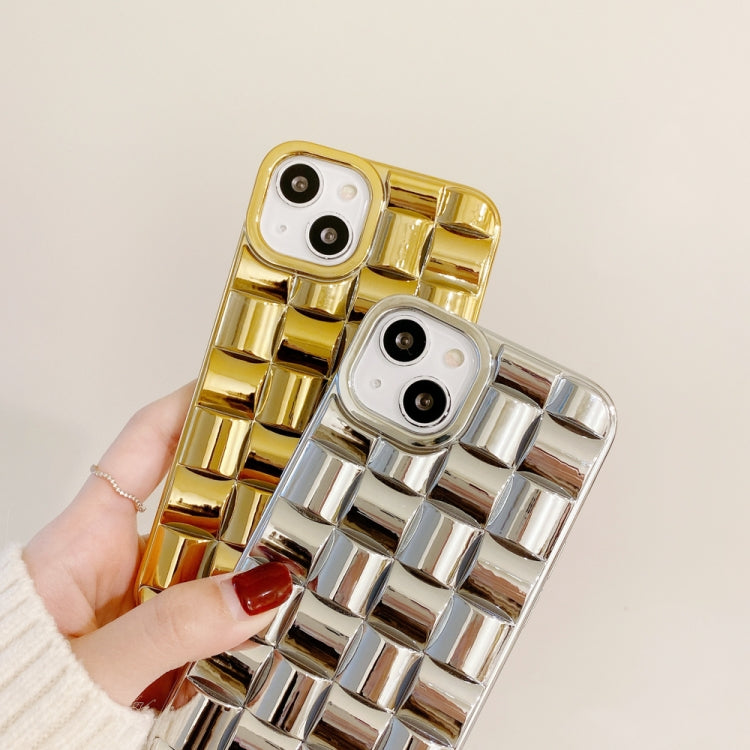 Weave Texture Electroplated TPU Phone Case