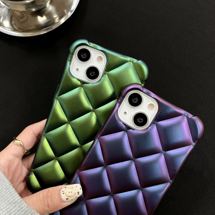 Rhombic Texture Chameleon TPU Phone Case