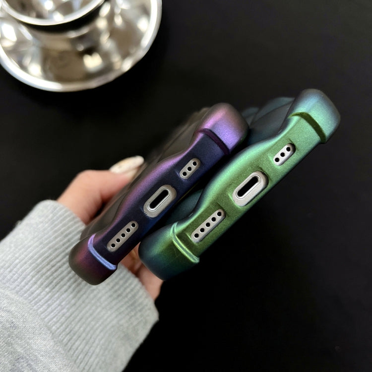 Rhombic Texture Chameleon TPU Phone Case