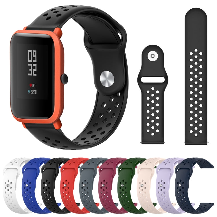 Bracelet de montre respirant en silicone édition jeunesse, pour Huami Amazfit