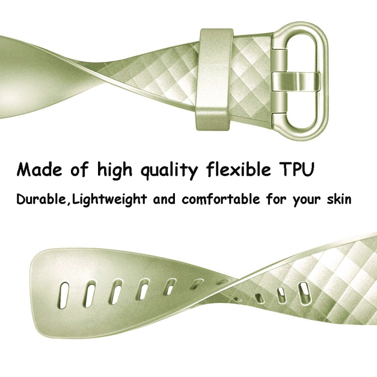 Official Pattern Metallic Watch Strap, For FITBIT Charge 3