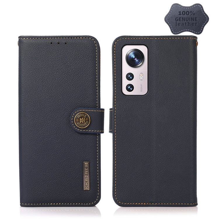 KHAZNEH Custer Genuine Leather RFID Phone Case