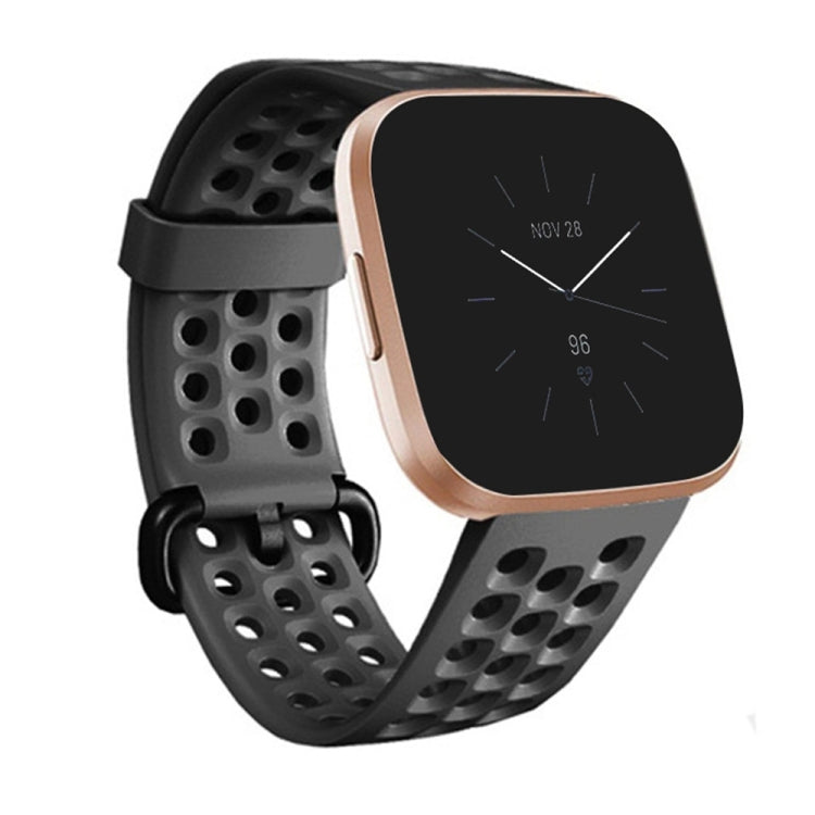 Breathable Silicone Watch Band, For FITBIT Versa 2, Size: Large